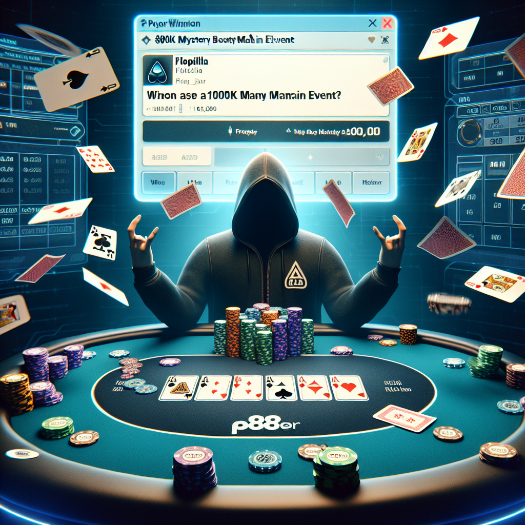 "Flopzilla_XD" Triumphs Again in 888poker $100K Mystery Bounty Main Event