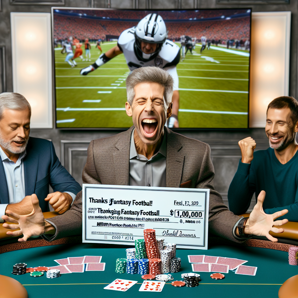 Poker Pro Scores $1M Victory in Thanksgiving Fantasy Football Contest