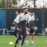 Brazil's Luis Castro leads Gremio training at Luiz Carvalho Center