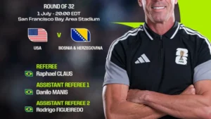 Brazilian referee to officiate US-Bosnia World Cup match