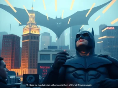 A cidade de Gotham na visão sombria de Christopher Nolan