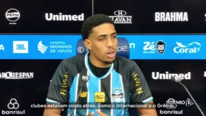 Brazil Wallace Chooses Gremio, Vows Total Commitment