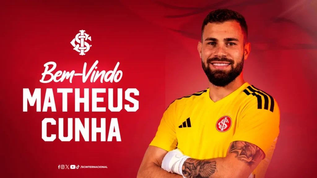 Brazil's Internacional signs goalkeeper Matheus Cunha on loan