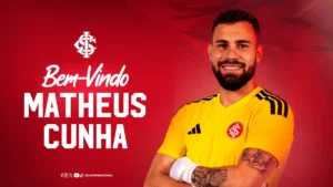 Brazil's Internacional signs goalkeeper Matheus Cunha on loan