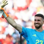 Brazil Spanish goalie jokes his gloves had little work