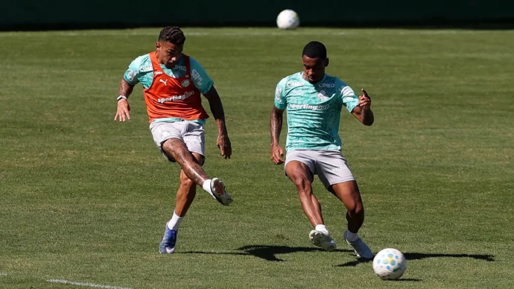 Brazilian Soccer Power Palmeiras Hits the Training Pitch