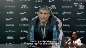 Brazil Vasco coach praises new team spirit after second-half adjustments