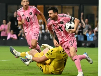 Brazil Messi scores twice in Inter Miami win, sets Leagues Cup record
